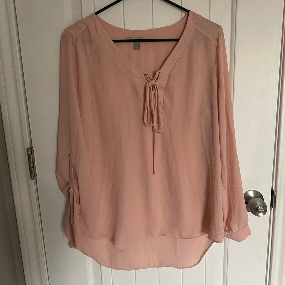 Pink Sheer Top